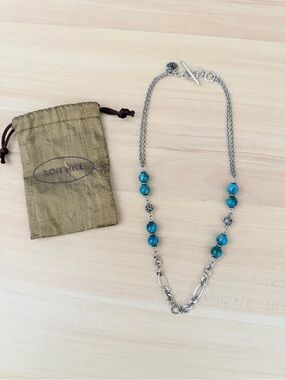 Lois Hill Turquoise Station Necklace